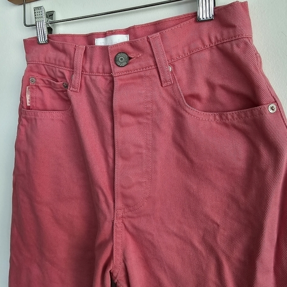 Boyish "The Charley" High Rise Rigid Wide Leg Pink Jeans - Picture 3 of 10